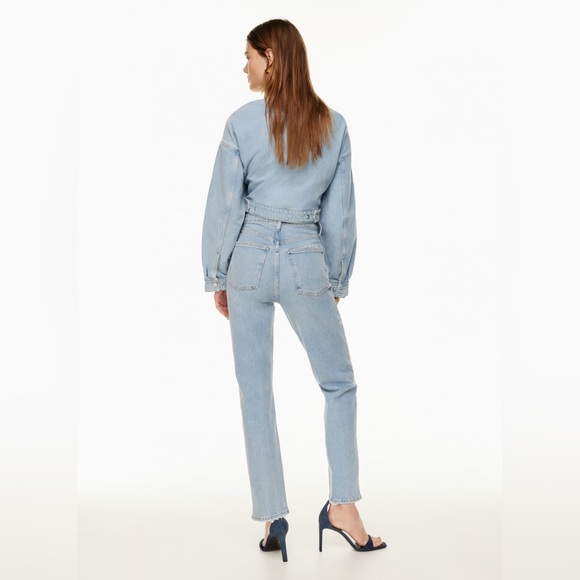 Agolde High Rise Stove Pipe Jeans - Picture 3 of 16